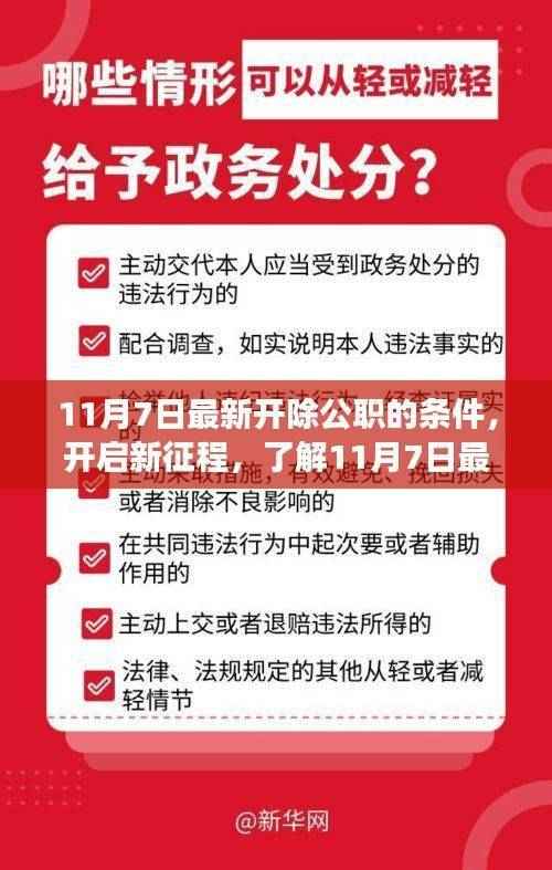 11月7日最新公职开除条件解析,开启新征程,拥抱自信与成就