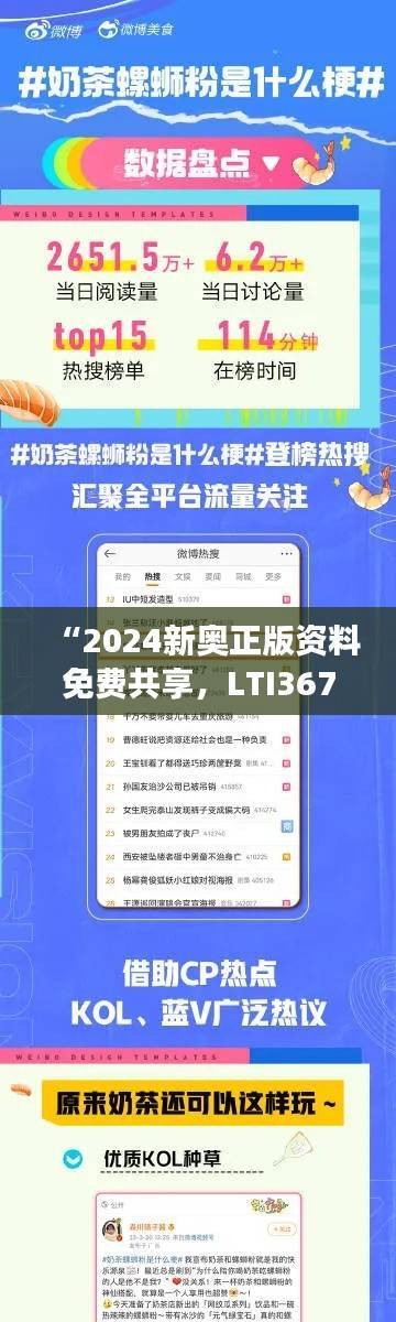 “2024新奥正版资料免费共享,LTI367.58升级版最新解读与定义”