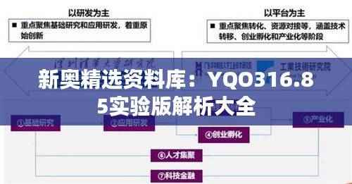 新奥精选资料库:YQO316.85实验版解析大全