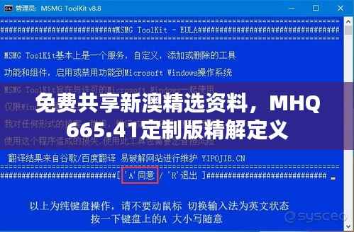 免费共享新澳精选资料,MHQ665.41定制版精解定义