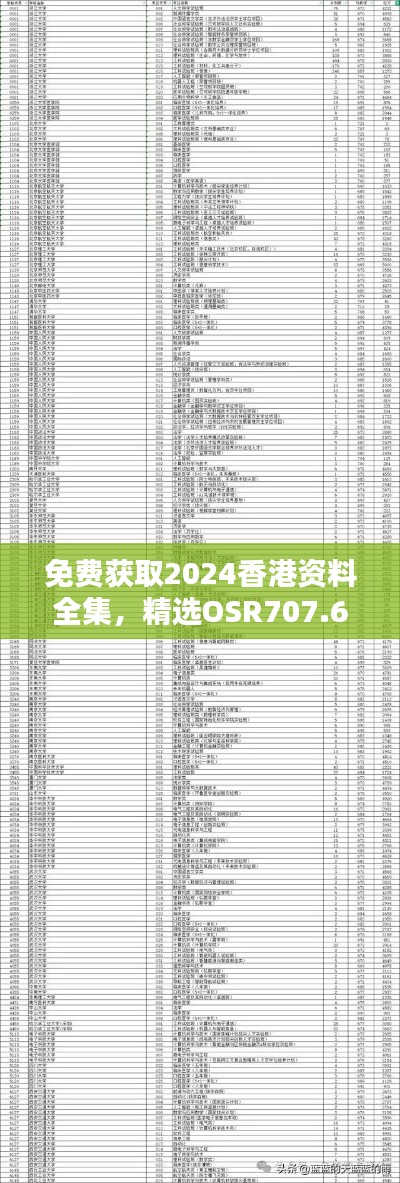 免费获取2024香港资料全集,精选OSR707.6专业版下载