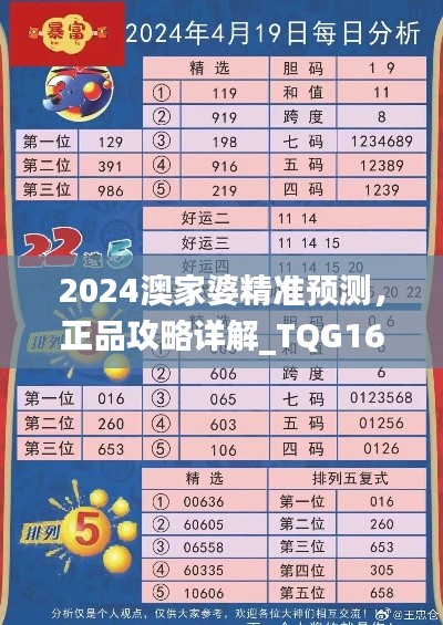 2024澳家婆精准预测,正品攻略详解_TQG165.23手游版