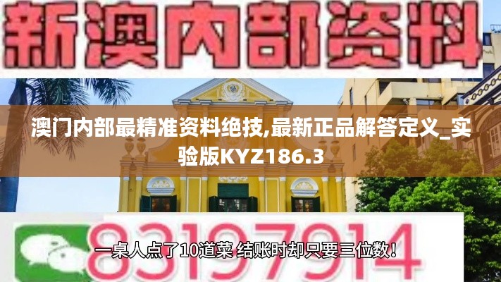 澳门内部最精准资料绝技,最新正品解答定义_实验版KYZ186.3
