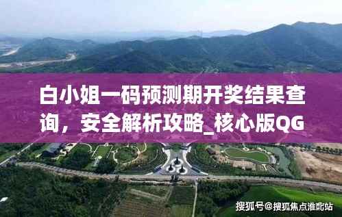 白小姐一码预测期开奖结果查询,安全解析攻略_核心版QGY187.92