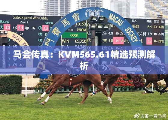 马会传真:KVM565.61精选预测解析