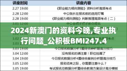 2024新澳门的资料今晚,专业执行问题_公积板BMI247.4