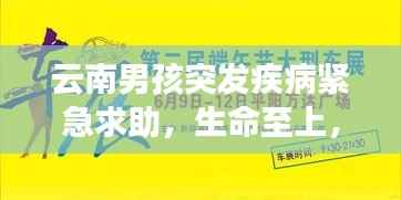 云南男孩突发疾病紧急求助,生命至上,关爱传递真情