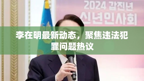 李在明最新动态,聚焦违法犯罪问题热议