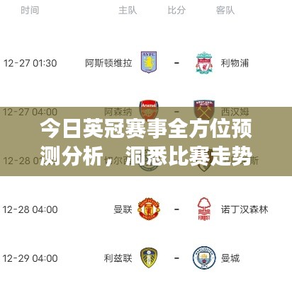 今日英冠赛事全方位预测分析,洞悉比赛走势,最新动态一网打尽!